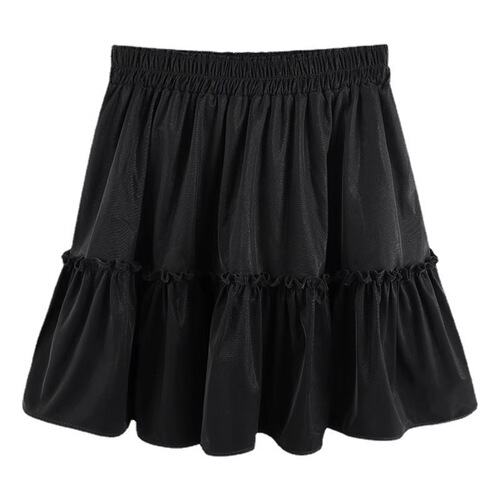 Sweet and cool pleated short skirt for women in spring, small, high-waist a-line cake skirt in winter, with sweater umbrella skirt 2025