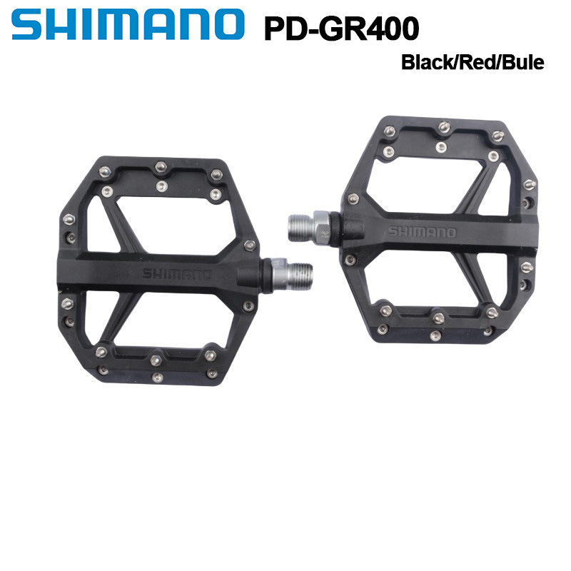 SHIMANO PD-GR400 pedal GR500 pedal mountain bike pedal road bike nail pedal bicycle flat pedal