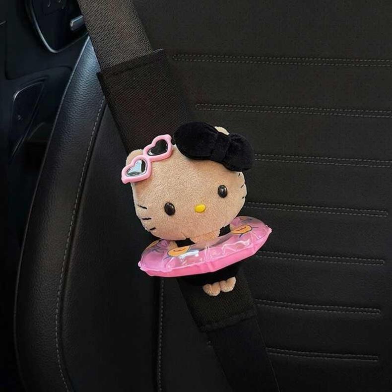 Car Seat Belt Shoulder Pads for Women, Cute and Soft, Anti-Neck Strangulation, Couple's Car Protection and Decorative Covers