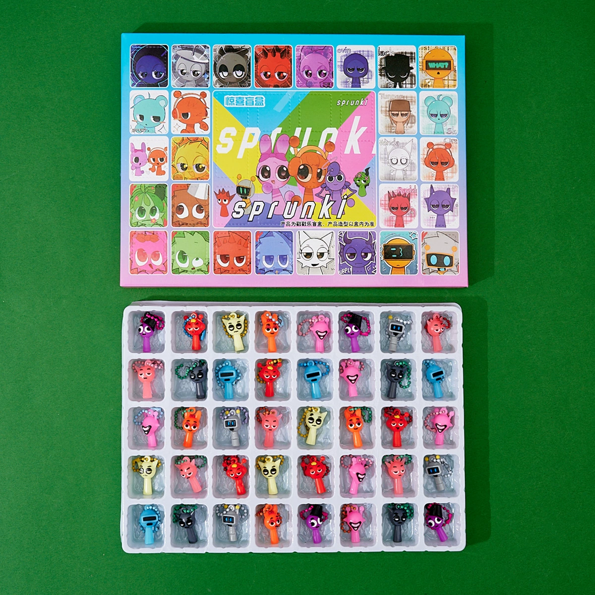 Blind Box Gift Box (Nezha) 40-Slot Resin Figures, Assorted Peripheral School Stall Toys