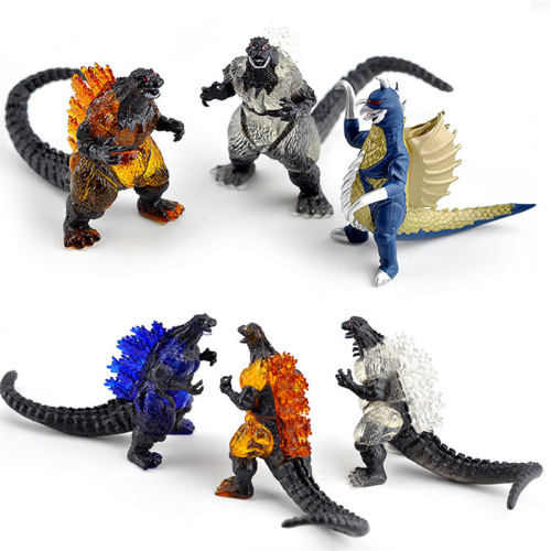 Godzilla Figure Model Ornaments 10 Types vs. King Kong Mechanical Simulation Dinosaur Monster Toys Dolls