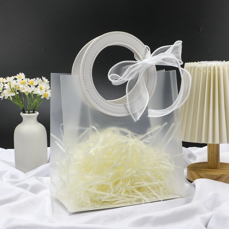 Bolsas de regalo PP mate mate mate mate personalizado bolsas de dulces personalizadas bolsas de cumpleaños transparentes al por mayor