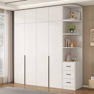 Wardrobe for Home Bedroom Modern Simple Double-Door Economical Storage Cabinet for Rental Housing Small Apartment Children's Wardrobe