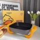 Little yellow duck 5l square pot