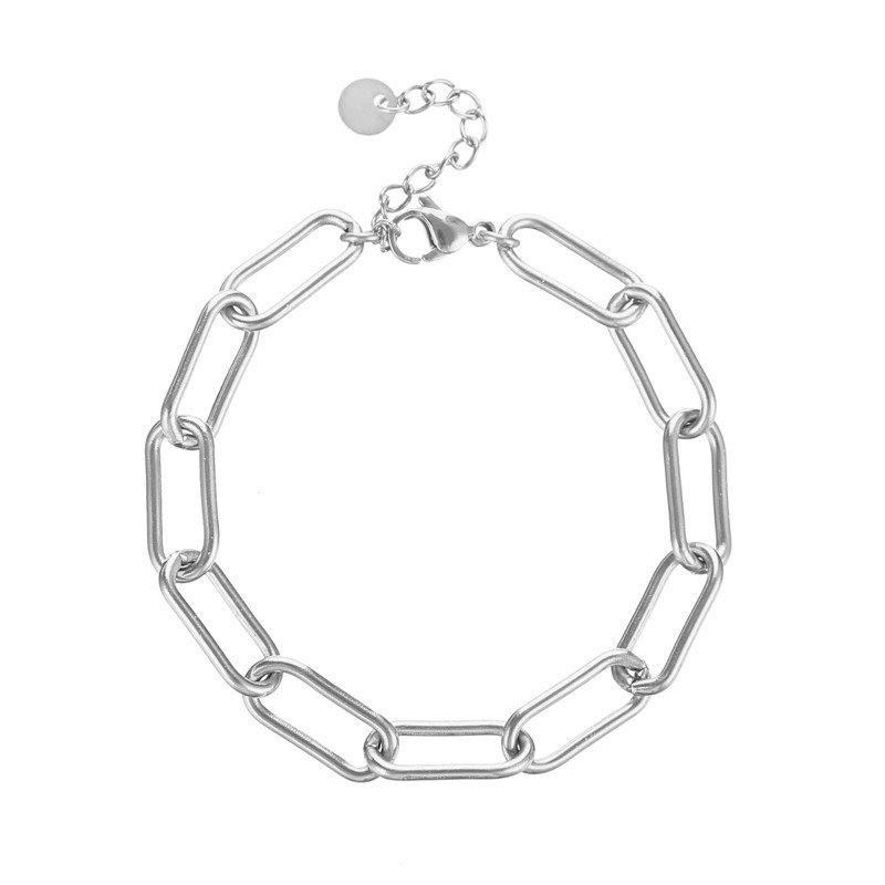 Style Simple Géométrique Acier Inoxydable Placage Bracelets display picture 4