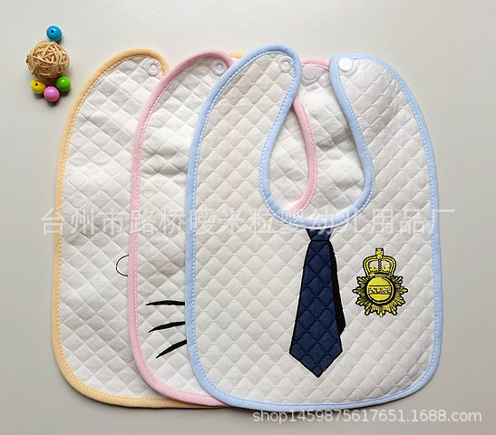 Algodón espacio de algodón capa de aire de dibujos animados lindo babero