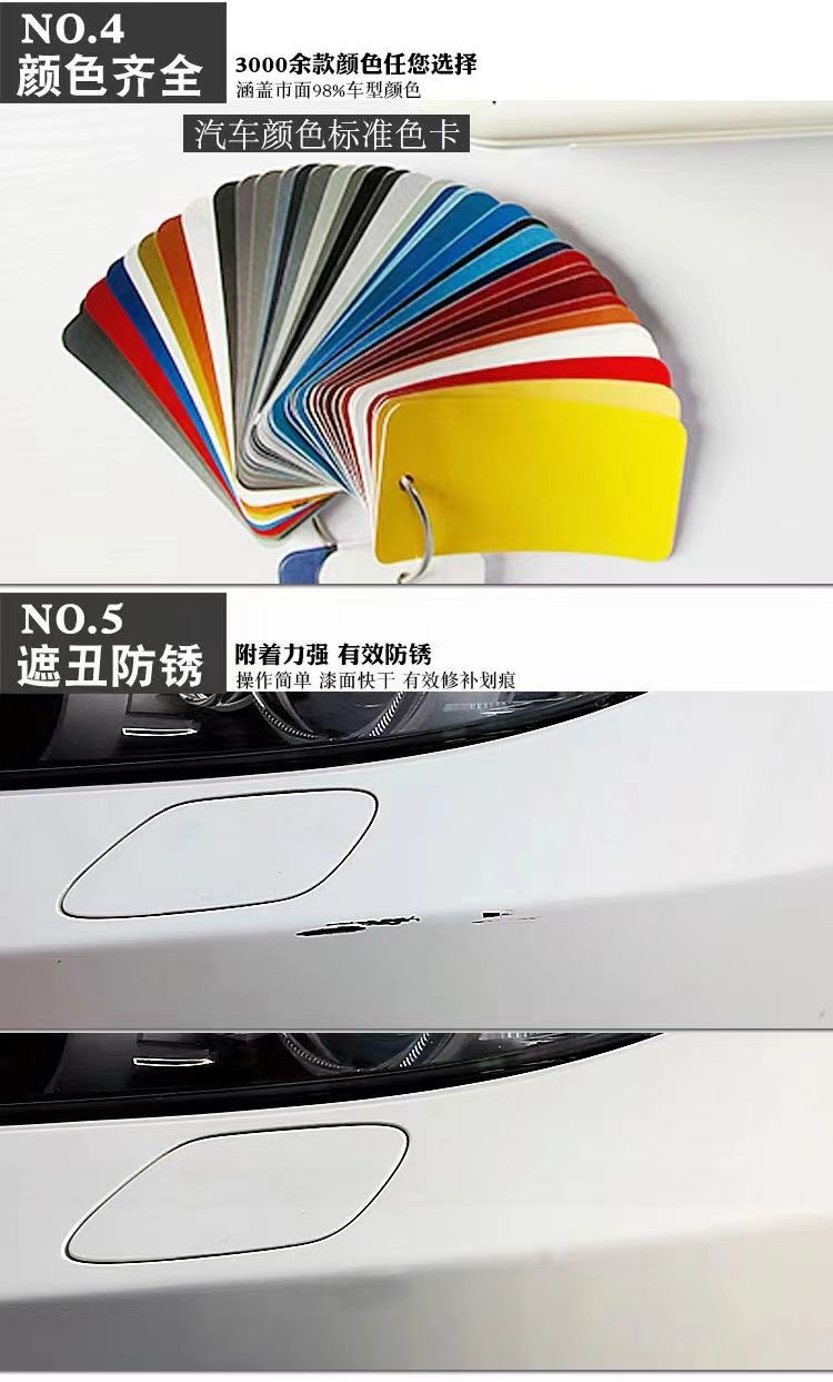 BMW 1 Series 3 Series 4 Series 5 Series 7 Series 5 Series X1X3X5X6 Car Special Scratch Repair White and Black Paint Pen