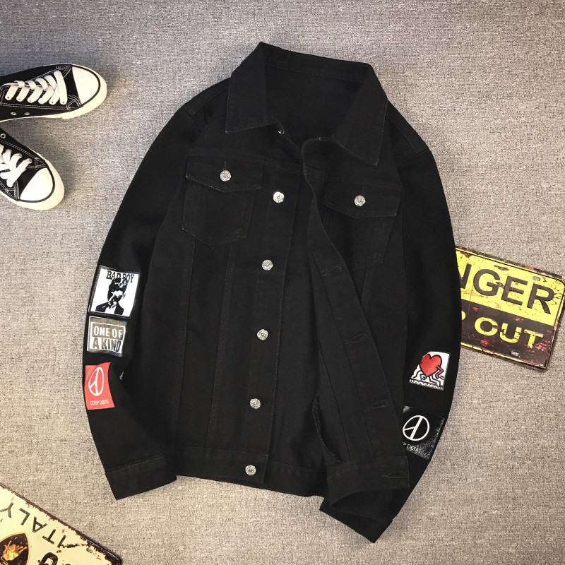 Men's denim spring trend casual jacket for students