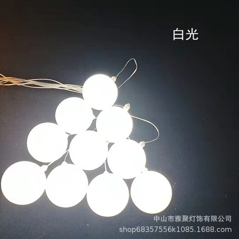 Accesorios de bodas leche blanca bola burbuja lámpara de la boda sala de bodas bola de la lámpara de la boda Zhongshan lámpara de decoración de la boda al por mayor image 3