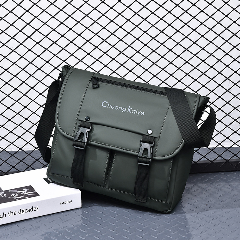 Chuongkaiye nuevo bolso de mensajero de los hombres multi-funcional impermeable bolso de hombro iPad moda marca crossbody bolso de la motocicleta