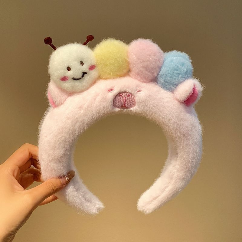 Estrellas de esponja extrañas lindas mujeres lavado de la cara máscara de presión de cabello maquillaje fotos otoño invierno joyas para el cabello