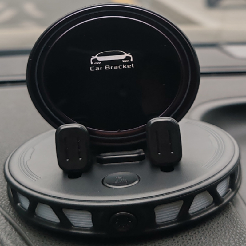 Xuàncǎi RGB Ambient Light Car Phone Holder Wireless Charging Mount (Car phone holder) - black-wireless-chargingelectric-lockingrgb-ambient-lightstable