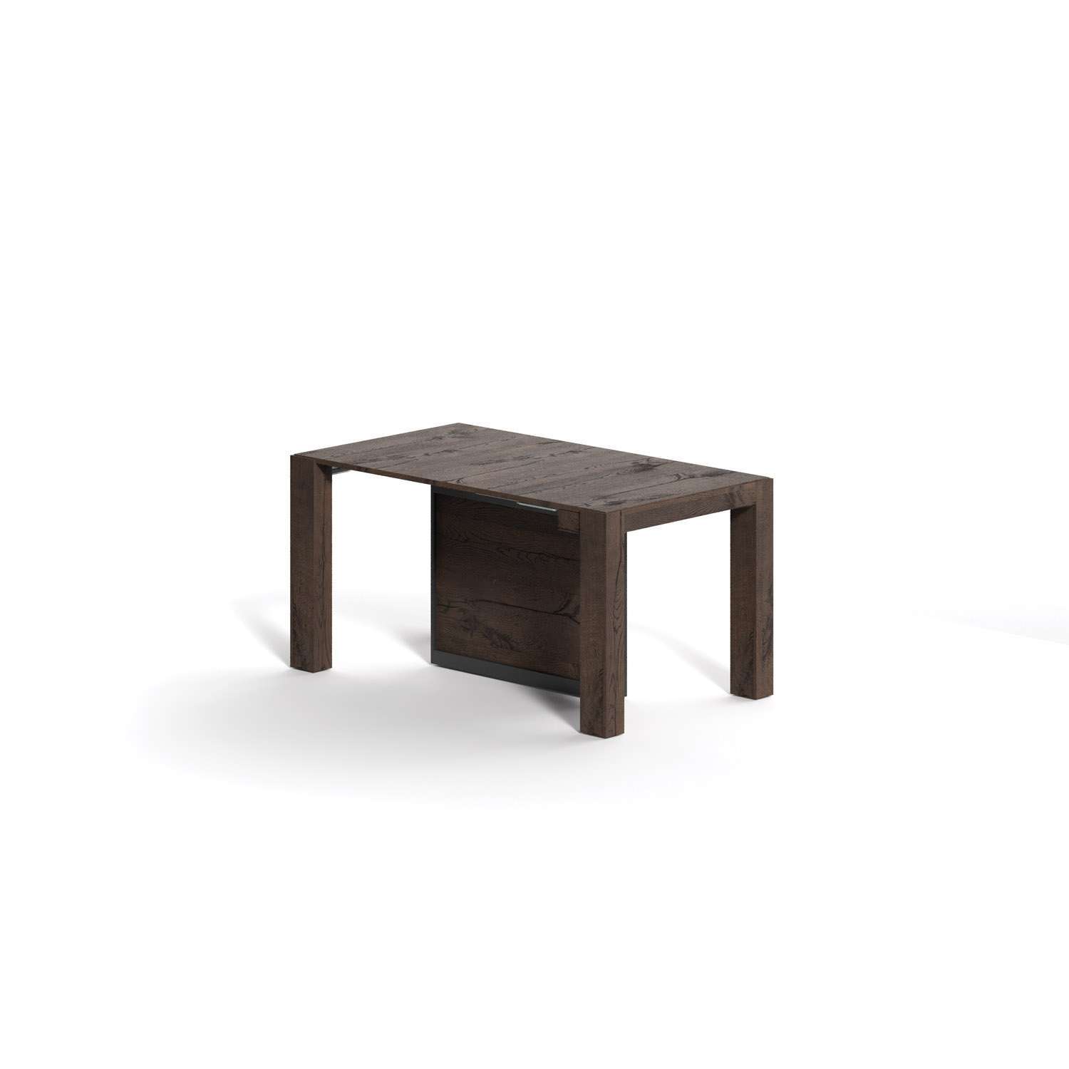 Mesa de porche de madera maciza Mesa de comedor retráctil que no ocupa espacio Mesa de comedor rectangular multifuncional para el hogar 2024 nuevo