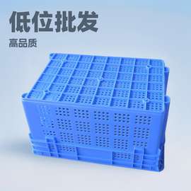 4631错位周转筐加厚倒置筐生鲜配送塑料筐蔬菜筐商超周转箱