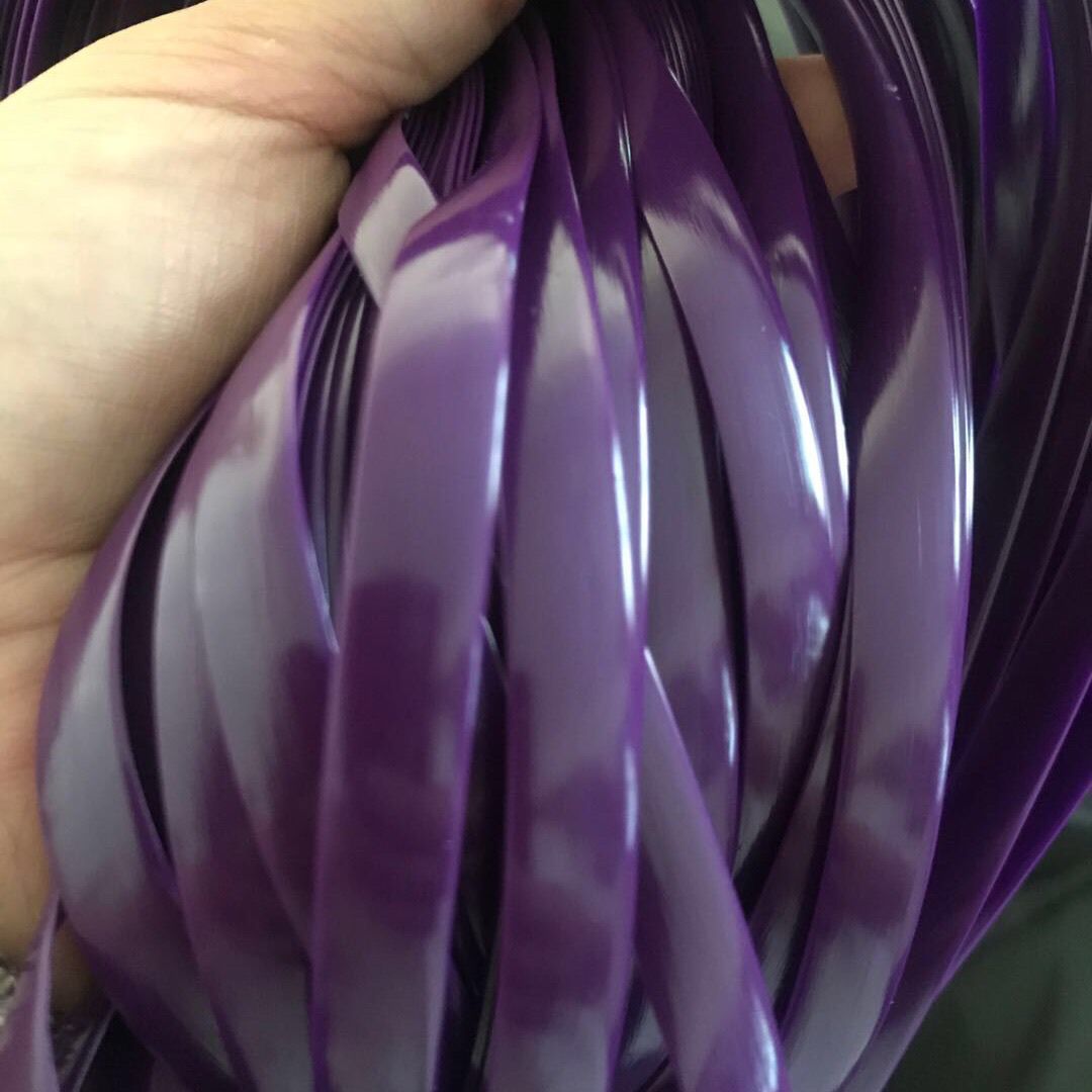 8mm 보라색 플랫 바인