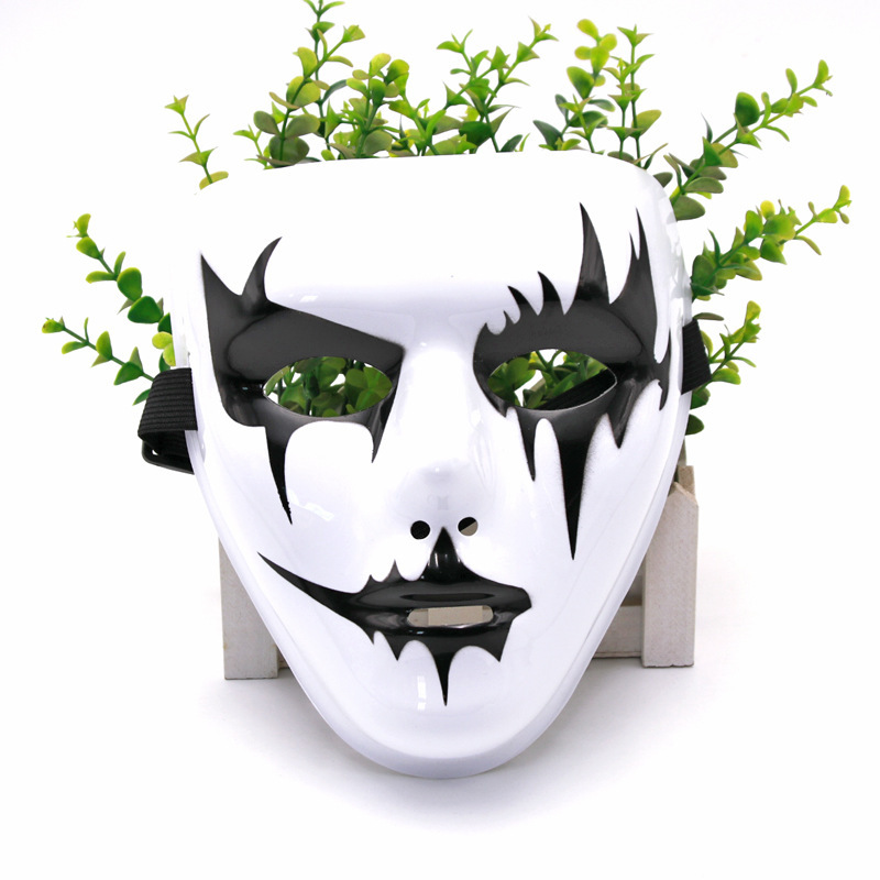 Máscara pintada de hip-hop, hombre y mujer, cara completa, hip-hop, bailarín enmascarado, baile de fantasmas, venganza, vestido de baile callejero