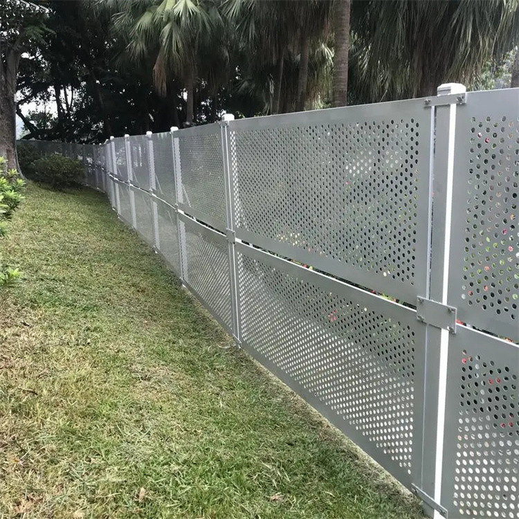 批发珠海市加厚款施工围蔽工地临时隔离围挡镀锌冲孔板围挡现货