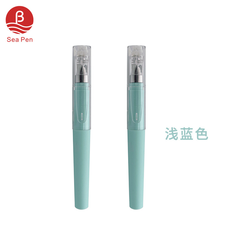 Pluma mar corto portátil mini bolsillo pluma de agua neutral pluma firma pluma papelería se puede utilizar como logotipo