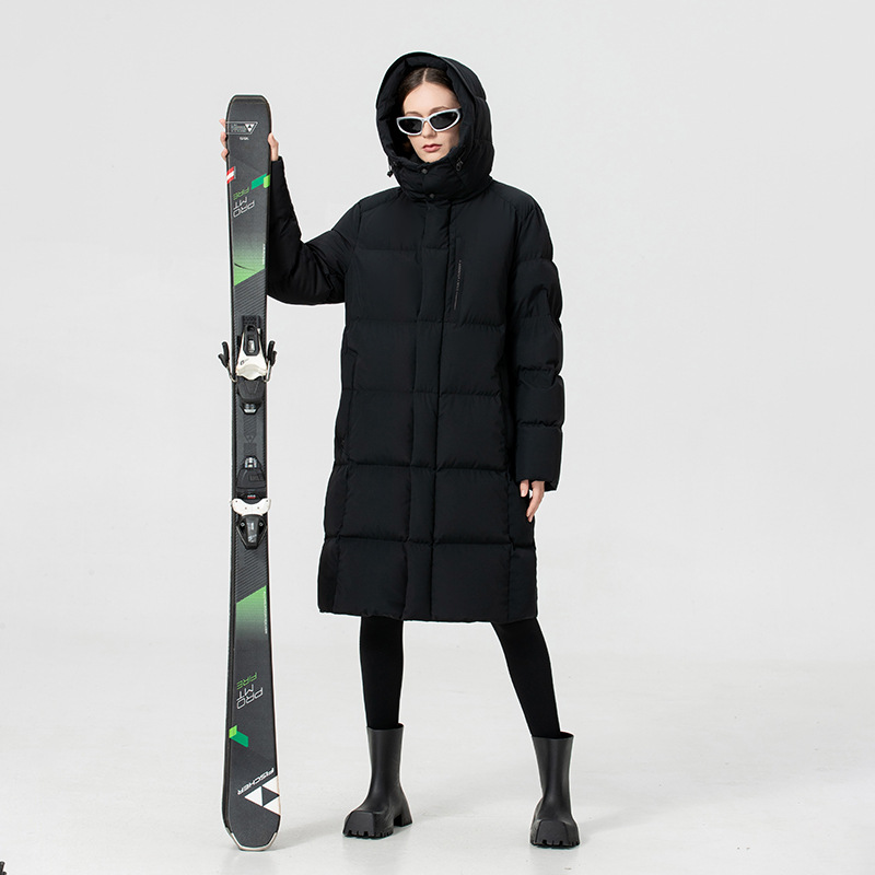 [-30 ℃ 익스트림 콜드시리즈] 남녀 중 · 롱화이트 덕 다운 재킷 청소년 패션 두꺼운 커플 재킷