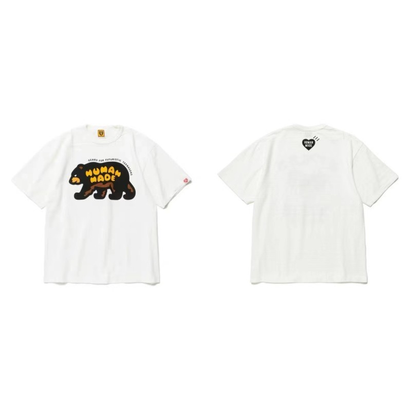 日本アメリカのトレンディなブランドヒューマンドラゴン年限定半袖メンズカップル夏の漫画動物 Tシャツ純綿トップ|undefined