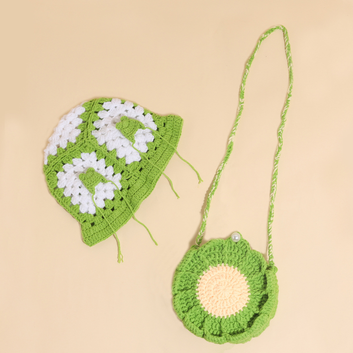 Chapeau de pêcheur en laine tissé à la main pour homme gros, mignon, automne et hiver, doux et enfantin, à bord court_voghion.com