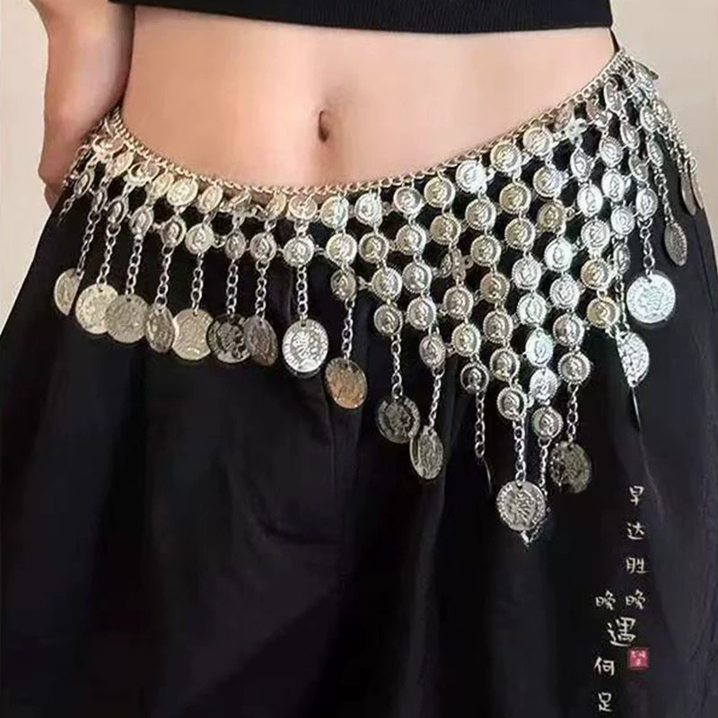 Богемский портрет кисточка подвеска цепи талии