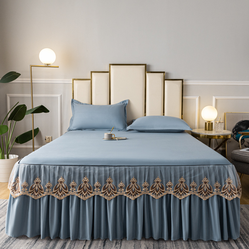 2025 nuevo algodón crudo bordado Ya Yun estilo serie de falda de cama transfronteriza temu griego Velocity