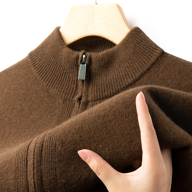 Demi-season cardigan with zipper
