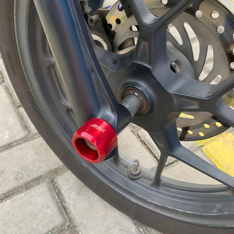 摩托车ARM改装配件前轮轴套全CNC通用型前轮轴芯轮毂改装|undefined