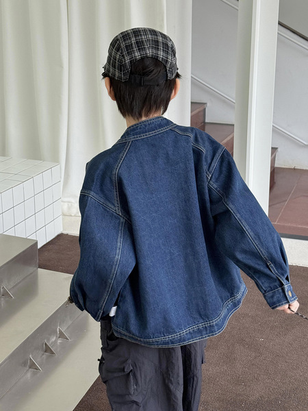 Demi-season retro long-sleeve for boys