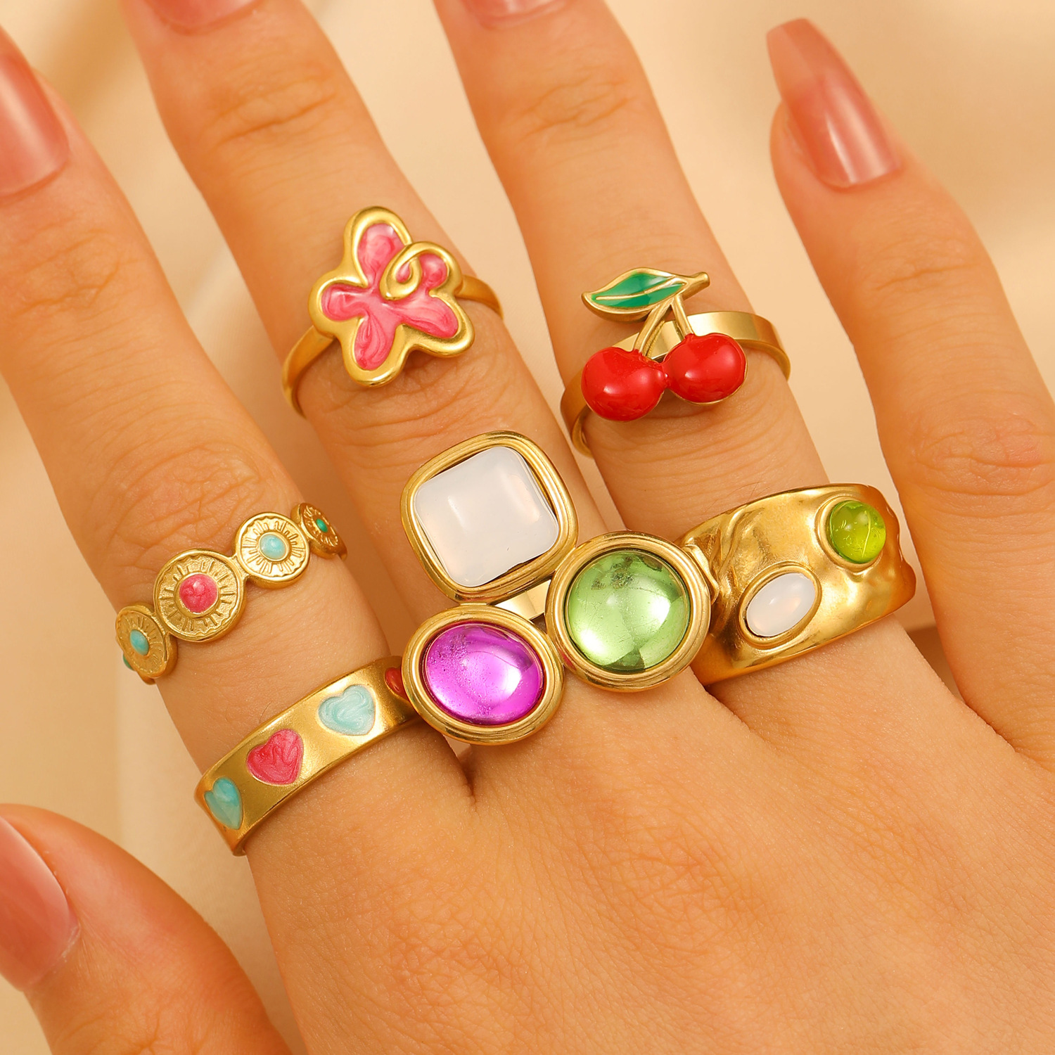 Joyería Al Por Mayor Elegante Retro Estilo Clásico Irregular