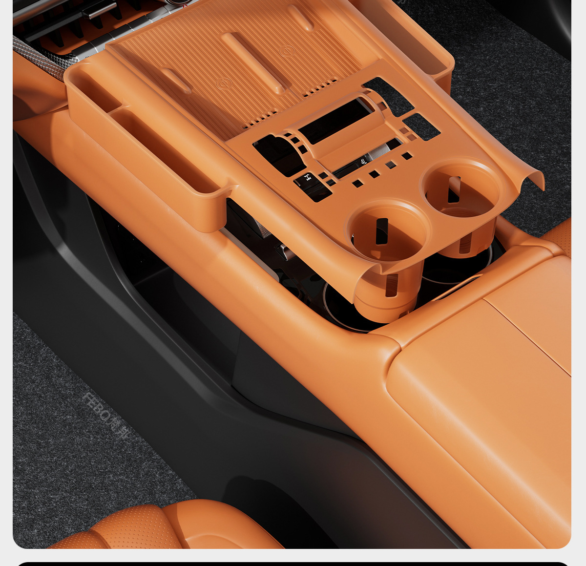 Suitable for 26 Models of Tank 500Hi4-Tz: Central Control Silicone Pad, Wireless Charging, Gear Storage Box, Panel Decoration Accessories