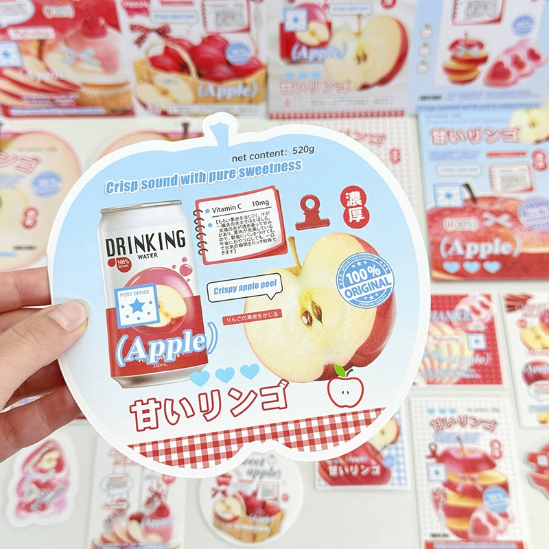 Плёнка из бумаги D's Apple коated подлежащая набора для ламинирования материал запечатанный пакет для складывания рука счет украшение упаковочный набор наклейка
