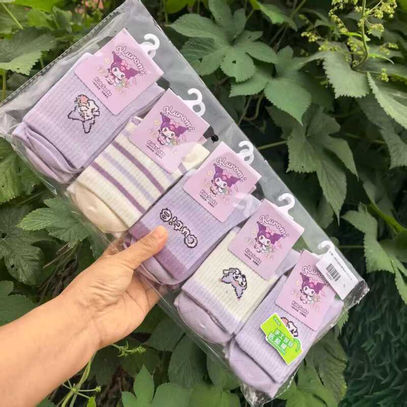 Winnie Baby 25 Autumn/Winter New Collection Children's Socks for Boys and Girls, Ins Style Integrated Mid-Calf Sports Cotton Socks, Handmade