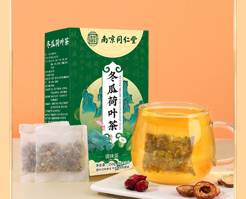 冬瓜荷叶茶_13