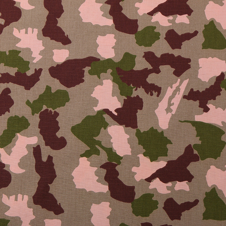 Tejido de poliéster de alta calidad T / C 65 / 35 impresa tela uniforme de camuflaje