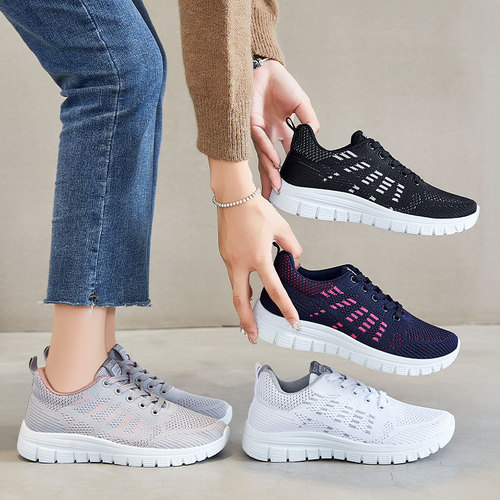 Shoes for women, autumn new casual sports shoes for women, cross-border running shoes manufacturers wholesale soft-soled sports shoes for women
