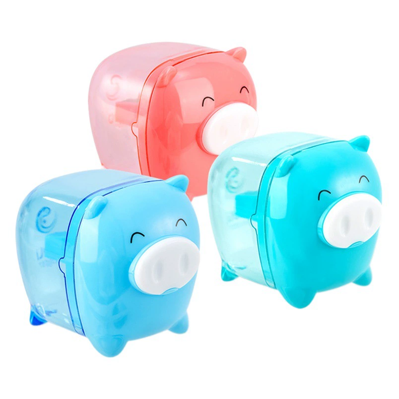 Deli Канцелярские точилка для карандашей Маленькая спина точилка для карандашей Точилка для карандашей для детей и учащихся начальной школы