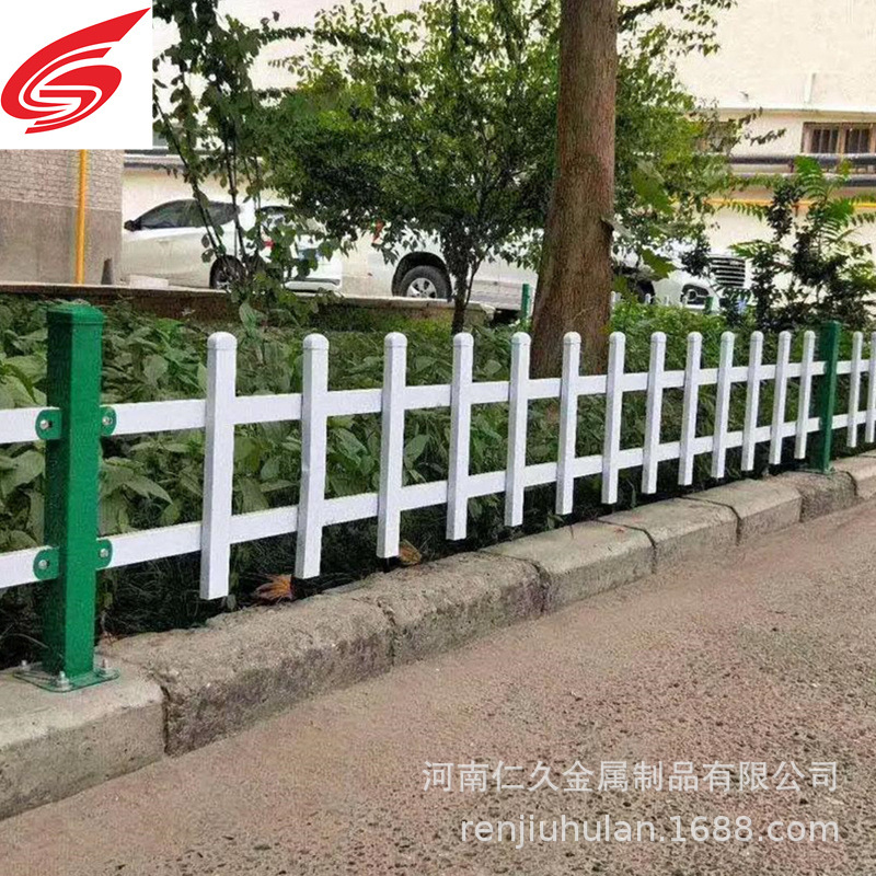 城市绿化护栏马路旁锌钢铁栏杆园林园艺装饰围栏热镀锌材质耐腐蚀