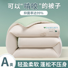 A类母婴级大豆纤维被子抗菌水洗棉春秋被芯学生加厚冬被礼品棉被