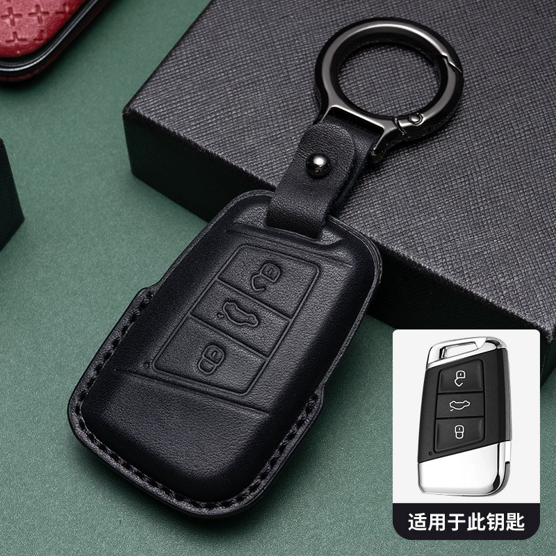 Подходит для Volkswagen cc, чехол для ключей от автомобиля Sagitar Bora polo Lingdu Golf Lavida Magotan Passat из воловьей кожи