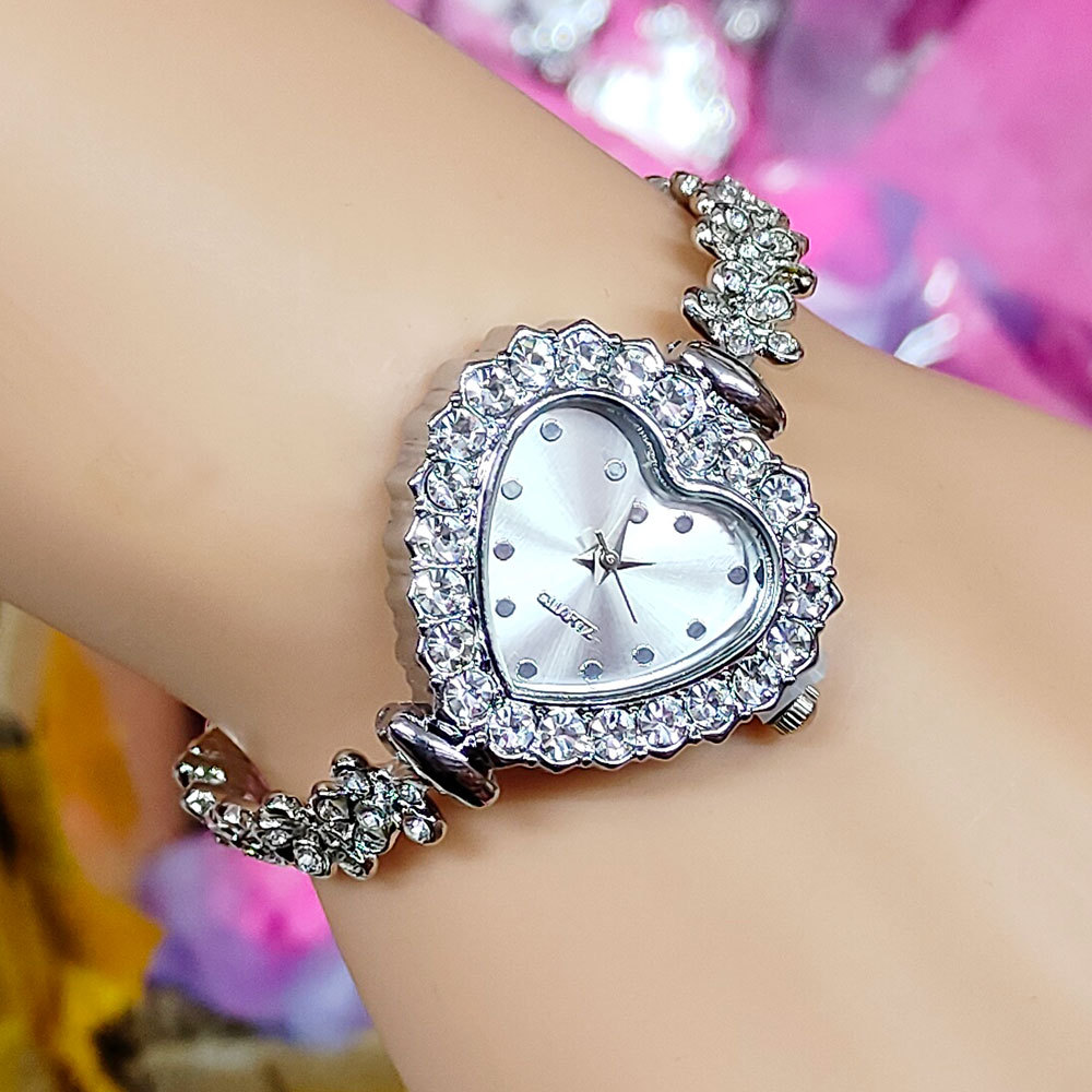 Simple Style Classic Style Color Block Jewelry Buckle Quartz Women's Watches display picture 7
