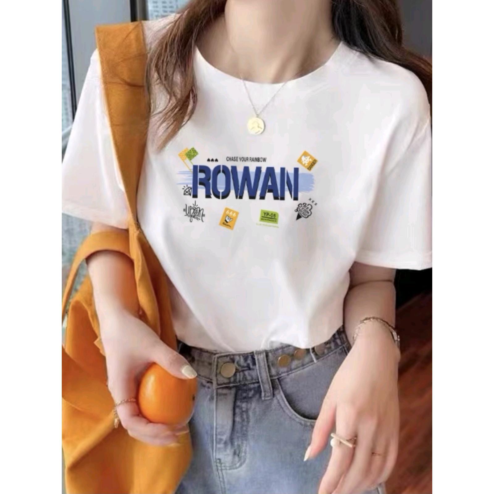 Summer cotton short fashionable base short sleeve T-shirt with a…