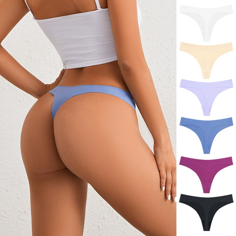 Сексуальные женские невидимые стринги спортивные дышащие брюки с низкой талией без следов большой размер трусики трансграничной оптовой