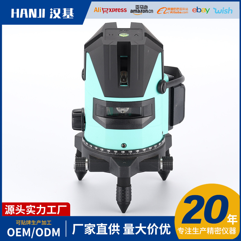 户外强光水平仪2线3线5线绿光高精度LD激光自动调平水仪厂家