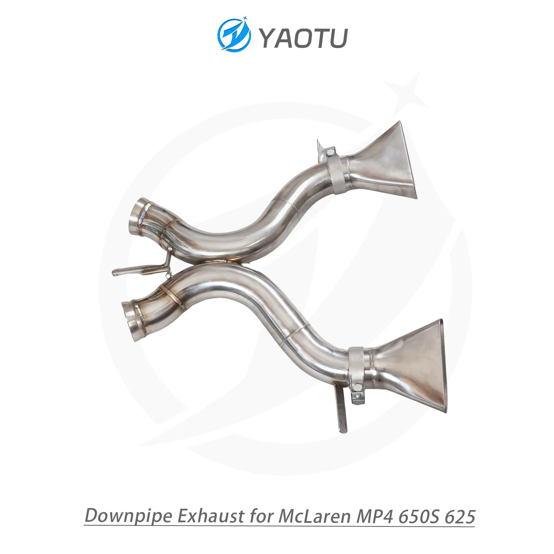 Suitable for McLaren MP4 650S 625 high-performance stainless steel exhaust pipe
