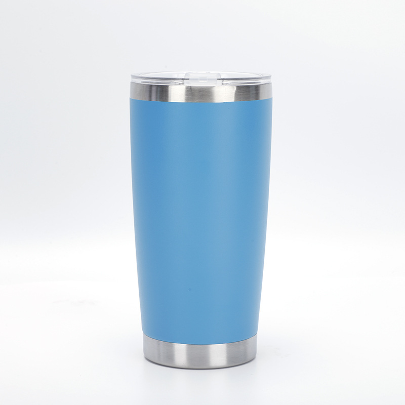 Comercio exterior de gran capacidad taza de helado cerveza taza de café de acero inoxidable doble 20oz taza de coche 304 taza de agua del coche