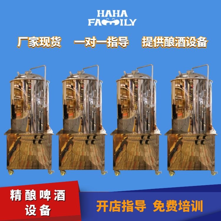 大型精酿啤酒厂灌装设备 酿造啤酒的设备 精酿啤酒制作技术配方