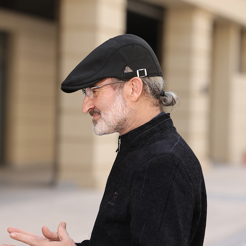 贝雷帽男女士毛呢鸭舌帽子批发文艺复古棒球帽遮阳帽休闲前进帽子