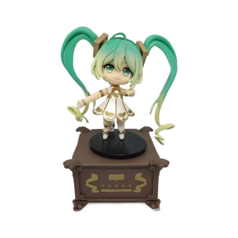 Q версия Нендоред Hatsune 2306# Узкогорлый пёс подвижная фигура модель в коробке украшения оптом